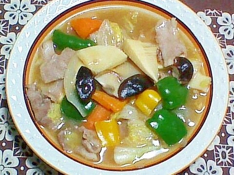 豚肉の中華炒め煮